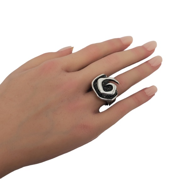 Silpada Sterling Silver Swirl Ring Size 8 #17521 - Picture 8 of 8